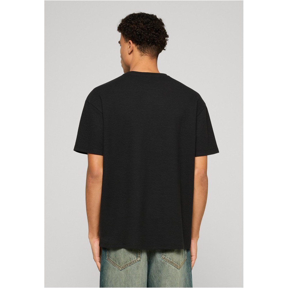 Urban Classics - Loose Fit Structured Herren TShirt - Schwarz